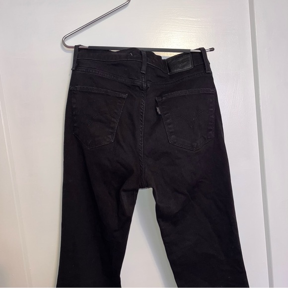 Levi’s High Rise Straight Black Women's Jeans size 27 - Picture 2 of 8